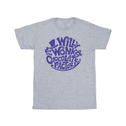 Li-cense Willy wonka & the chocolate factory katoenen t-shirt met getypt logo voor meisjes