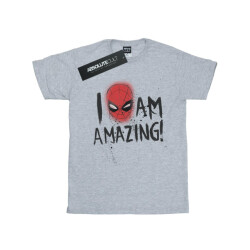 Li-cense Marvel meisjes spider-man i am amazing katoenen t-shirt