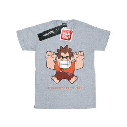 Li-cense Disney meisjes wreck it ralph happy face katoenen t-shirt