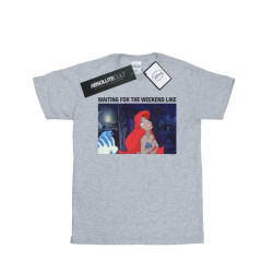 Li-cense Disney meisjes de kleine zeemeermin wachten op het weekend katoenen t-shirt