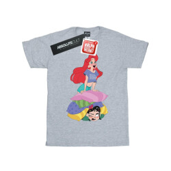 Li-cense Disney heren wreck it ralph ariël en vanellope t-shirt