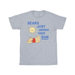 Li-cense Disney heren winnie the pooh bears just wanna have sun t-shirt
