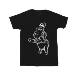 Li-cense Disney heren winnie the pooh knorretje kerst-t-shirt