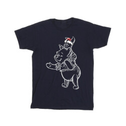 Li-cense Disney heren winnie the pooh knorretje kerst-t-shirt