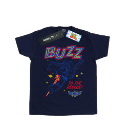 Li-cense Disney dames toy story 4 buzz to the rescue katoenen vriendje t-shirt