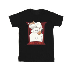 Li-cense Disney meisjes big hero 6 baymax frame support katoenen t-shirt