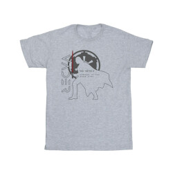 Li-cense Star wars: obi-wan kenobi heren vader no mercy t-shirt