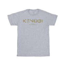 Li-cense Star wars heren obi-wan kenobi logo t-shirt