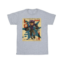 Li-cense Disney heren big hero 6 baymax hiro krant t-shirt