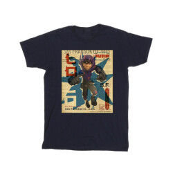 Li-cense Disney heren big hero 6 baymax hiro krant t-shirt