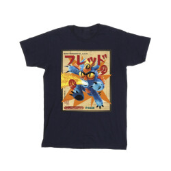 Li-cense Disney heren big hero 6 baymax fred krant t-shirt
