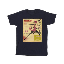 Li-cense Disney heren big hero 6 baymax honing citroen krant t-shirt