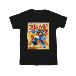 Li-cense Disney meisjes big hero 6 baymax fred krant katoenen t-shirt