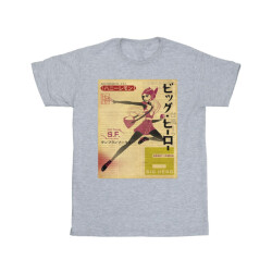 Li-cense Disney heren big hero 6 baymax honing citroen krant t-shirt