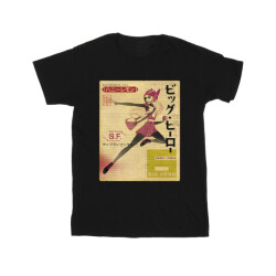Li-cense Disney meisjes big hero 6 baymax honing citroen krant katoen t-shirt