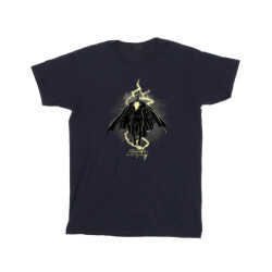Li-cense Dc comics heren zwart adam zwevend bout t-shirt