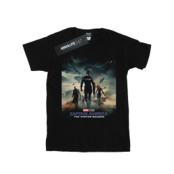 Li-cense Marvel studios meisjes captain america the winter soldier poster katoenen t-shirt