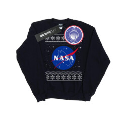 Li-cense Nasa dames klassiek fair isle sweatshirt