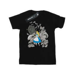 Li-cense Disney heren alice in wonderland bloemen t-shirt