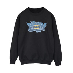 Li-cense Dc comics dames batman graffiti logo sweatshirt
