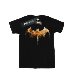 Li-cense Dc comics heren batman arkham knight halloween maan logo vulling t-shirt