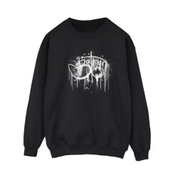 Li-cense Dc comics dames batman paint splatter sweatshirt