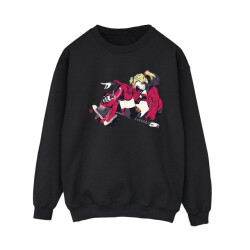 Li-cense Dc comics dames harley quinn rollerskates sweatshirt