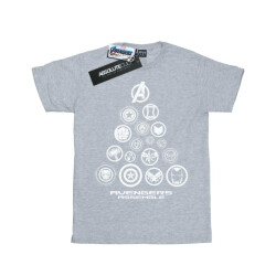 Li-cense Marvel heren avengers endgame piramide pictogrammen t-shirt