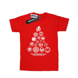 Li-cense Marvel heren avengers endgame piramide pictogrammen t-shirt