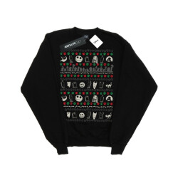 Li-cense Disney dames nightmare before christmas feestelijke pictogrammen sweatshirt