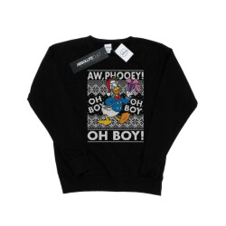 Li-cense Disney dames donald duck kerst fair isle sweatshirt
