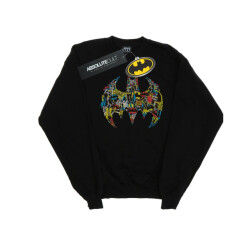 Li-cense Dc comics dames batman batgirl logo collage sweatshirt