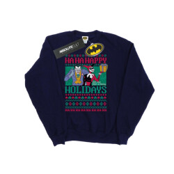 Li-cense Dc comics heren joker en harley quinn ha ha gelukkige feestdagen sweatshirt
