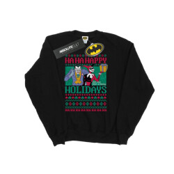 Li-cense Dc comics heren joker en harley quinn ha ha gelukkige feestdagen sweatshirt