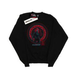 Li-cense Marvel heren black widow movie computer globe sweatshirt