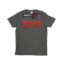 Li-cense Ac/dc katoenen t-shirt met donkerrood logo voor meisjes