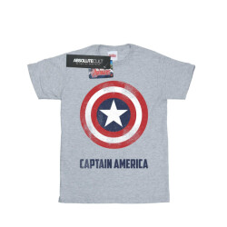 Li-cense Marvel meisjes captain america schild tekst katoenen t-shirt