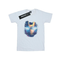 Li-cense Marvel meisjes avengers iron man distressed hoofd katoenen t-shirt