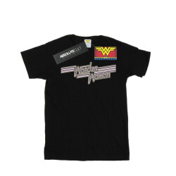 Li-cense Dc comics heren wonder woman lijnen logo t-shirt