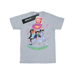 Li-cense Disney heren wreck it ralph jasmine en vanellope t-shirt