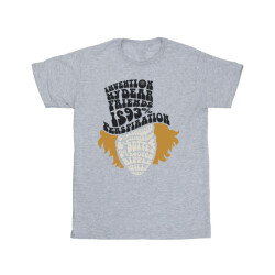 Li-cense Willy wonka & the chocolate factory meisjes willy wonka getypt hoofd katoenen t-shirt