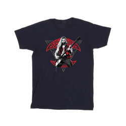 Li-cense Marvel heren thor liefde en donder solo gitaar t-shirt