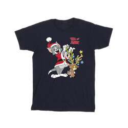 Li-cense Tom & jerry heren kerstmis rendier t-shirt
