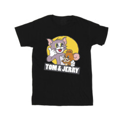 Li-cense Tom and jerry heren schets logo t-shirt