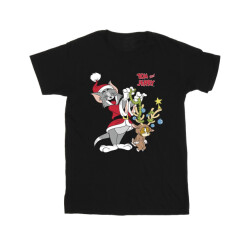 Li-cense Tom & jerry heren kerstmis rendier t-shirt