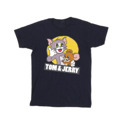Li-cense Tom and jerry heren schets logo t-shirt