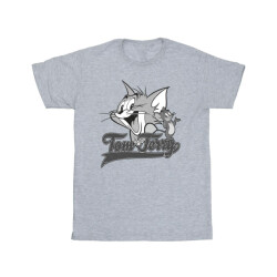 Li-cense Tom and jerry heren groen vierkant t-shirt