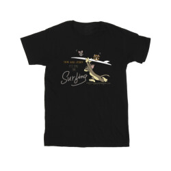 Li-cense Tom and jerry heren het is tijd om te surfen t-shirt