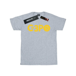 Li-cense Star wars dames the rise of skywalker c-3po tekst logo katoenen vriendje t-shirt