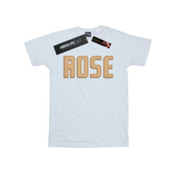 Li-cense Star wars dames the rise of skywalker rose logo katoenen vriendje t-shirt